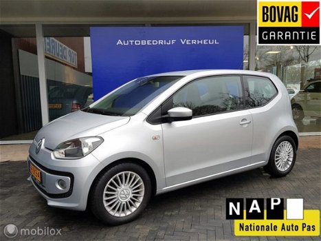 Volkswagen Up! - - 1.0 high up BlueMotion Navi Airco Boekjes Nap - 1