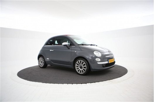 Fiat 500 C - 0.9 TwinAir Lounge Rood leer, Tom Tom, climate control, lichtmetalen velgen 16'' - 1