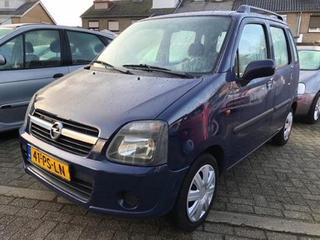 Opel Agila - 1.2-16V Maxx STUURBEKRACHTIGING 1 JAAR APK AIRCO BJ 2004 - 1