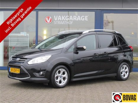 Ford Grand C-Max - 1.0 Lease Trend 7p. Navigatie / Trekhaak / Airco / Cruise control / Parkeersensor - 1