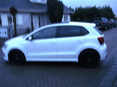 Volkswagen Polo - 1.2 TSI Highline R line uitvoering vol leer glazen schuifdak - 1