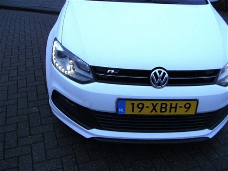 Volkswagen Polo - 1.2 TSI Highline R line uitvoering vol leer glazen schuifdak - 1