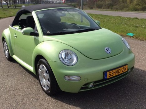 Volkswagen New Beetle Cabriolet - 1.6 SR 1e eigenaar / dealeronderhouden / Nederlands geleverd - 1