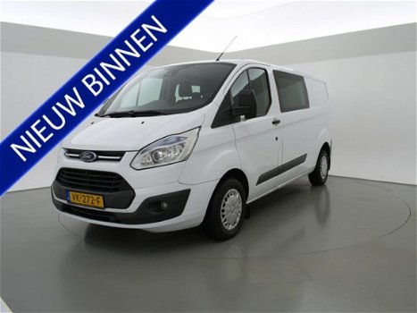 Ford Transit Custom - 290 2.2 TDCI 126 PK L2H1 DUBBEL CABINE TREND 6-PERS. + AIRCO / CRUISE / TREKHA - 1