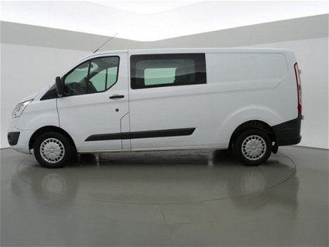 Ford Transit Custom - 290 2.2 TDCI 126 PK L2H1 DUBBEL CABINE TREND 6-PERS. + AIRCO / CRUISE / TREKHA - 1