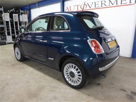 Fiat 500 - 1.2 69pk Lounge, airco, open dak, blue&me - 1