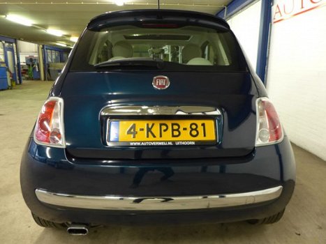 Fiat 500 - 1.2 69pk Lounge, airco, open dak, blue&me - 1