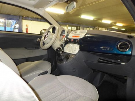 Fiat 500 - 1.2 69pk Lounge, airco, open dak, blue&me - 1