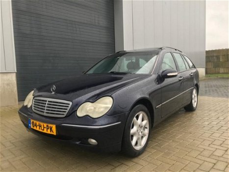 Mercedes-Benz C-klasse Combi - 200 K. Elegance LEDER 2001 - 1