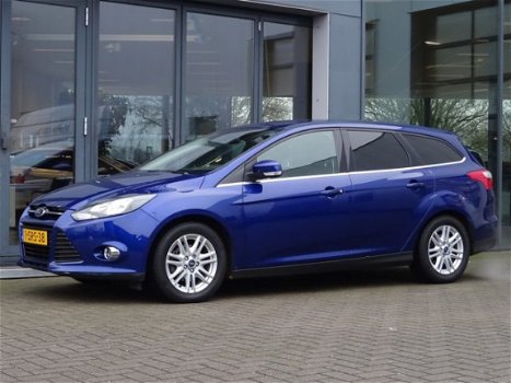 Ford Focus Wagon - 1.0 EcoBoost Titanium 125pk Navigatie, Climate&Cruise control, Voorruitverw, Rege - 1