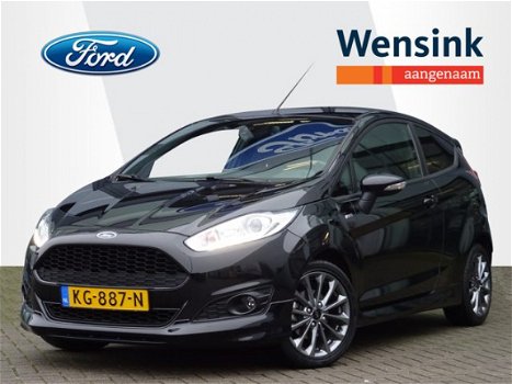 Ford Fiesta - 1.0 EcoBoost ST-Line 125pk Navigatie, Climate&Cruise control, Voorruitverwarming, Blue - 1