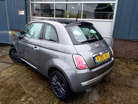 Fiat 500 - TwinAir, 86pk, Cult / Lounge, Xenon, Leder, Navigatie, Telefoon, Airco, Panoramadak - 1