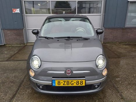 Fiat 500 - TwinAir, 86pk, Cult / Lounge, Xenon, Leder, Navigatie, Telefoon, Airco, Panoramadak - 1