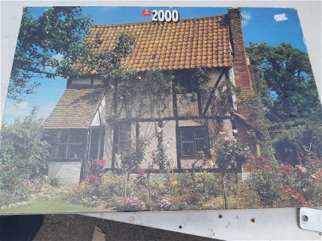 Puzzel van 2000 puzzelstukjes Boerenhoeve - 1