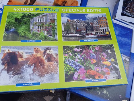 Puzzels 4 x 1000 puzzelstukjes - 1