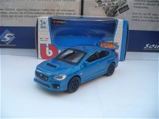 Bburago 1/43 Subaru WRX STI Blauw