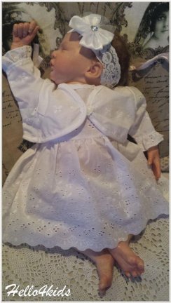 doop vestje brudsmeisje baby doopjurkje bruidsmeisjesjurk - Afbeelding 4
