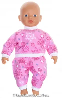 Baby Born 32 cm Roze pyjama
