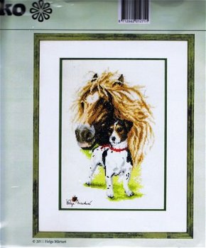 PAKO BORDUURPAKKET ,PONY met JACK RUSSEL - 1