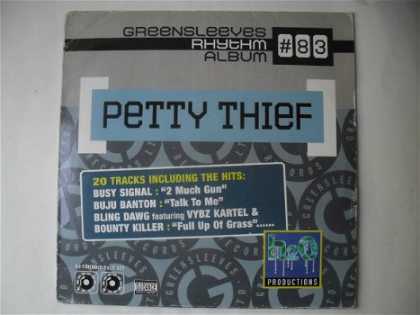 2 lp,s Petty Thief-Greensleeves rhythm album 83. - 20 tracks - 1