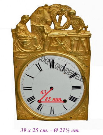 = Comtoise feuille + wijzerplaat = 34435 - Afbeelding 2