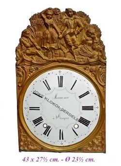 = Comtoise feuille + wijzerplaat = 36835