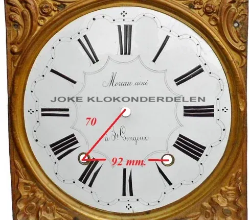= Comtoise feuille + wijzerplaat = 36835 - Afbeelding 2