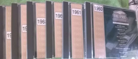 10 CD box De Prehistorie jaren 1960 - 1969 volume 1 - 4