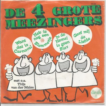 Thijs van de Molen / Rita's Golden five : De 4 Grote Meezingers (1971) - 1