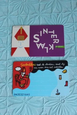 2 telefoonkaarten Sinterklaas item