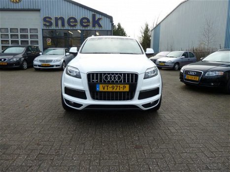 Audi Q7 - 3.0 TDI QUATTRO EX BTW GRIJS KENTEKEN 3X S-LINE LEER NAVI CLIMA CRUISE LUCHTVERING CAMERA - 1