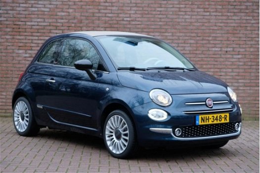 Fiat 500 C - 1.2 69pk Lounge | Navi | Leder | Cruise - 1