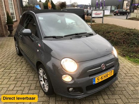 Fiat 500 - 0.9 TwinAir 500S Cabriolet, Leder/Alcantara, Org.NL - 1