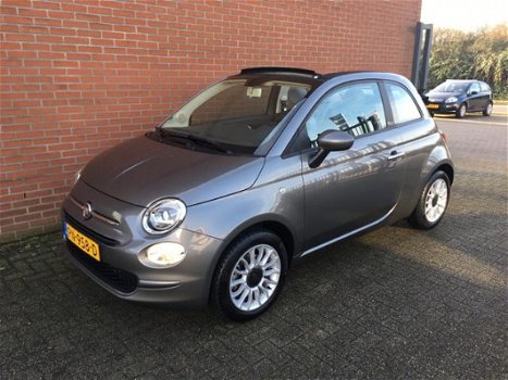 Fiat 500 C - TwinAir Cabrio Popstar Airco, LM-velgen, Slechts 7.400 km Bj. 2 - 1