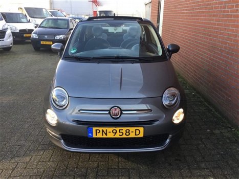 Fiat 500 C - TwinAir Cabrio Popstar Airco, LM-velgen, Slechts 7.400 km Bj. 2 - 1