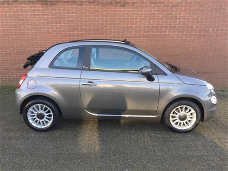 Fiat 500 C - TwinAir Cabrio Popstar Airco, LM-velgen, Slechts 7.400 km Bj. 2 - 1