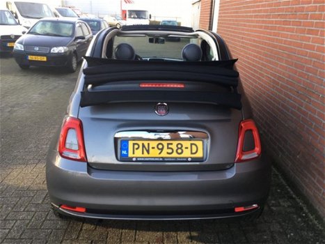 Fiat 500 C - TwinAir Cabrio Popstar Airco, LM-velgen, Slechts 7.400 km Bj. 2 - 1