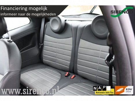 Fiat 500 - 0.9 TwinAir Black edition airco mp3 zwarte hemel uitstraling - 1