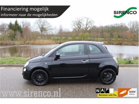 Fiat 500 - 0.9 TwinAir Black edition airco mp3 zwarte hemel uitstraling - 1