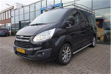 Ford Transit Custom - 270 2.2 TDCI L1H1 Limited 155PK Navi Camera Airco Halfleder Sidebars Imperiaal