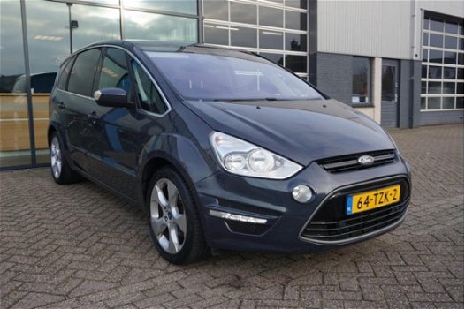 Ford S-Max - 1.6 EcoBoost Titanium 160PK Navi Climate Parkeersensoren Voorruitverwarming Privacy Gla - 1