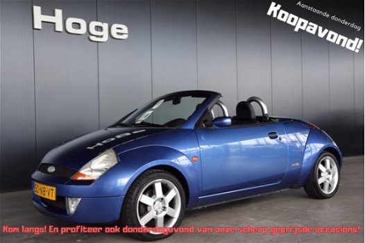 Ford Streetka - 1.6 FIRST EDITION CABRIOLET Airco Licht metaal Inruil mogelijk - 1