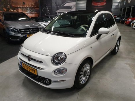 Fiat 500 - 0.9 TwinAir Turbo Lounge - Automaat - Navigatie - Panodak - Leer - PDC - 1