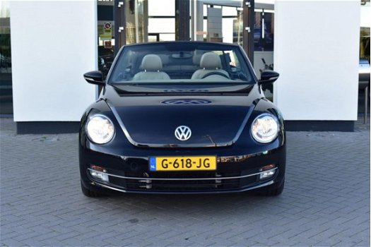 Volkswagen Beetle Cabriolet - 1.2 TSI Design Lederen bekleding, stoelverw, sportstoelen, lmv, elektr - 1