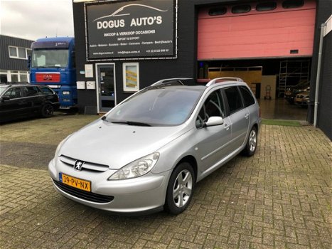 Peugeot 307 SW - 2.0 16V Premium Airco 4xElk.ramen cruise control Panoramadak 6prs zeer nette - 1