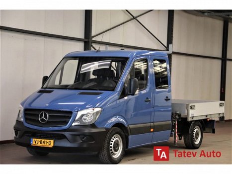 Mercedes-Benz Sprinter - KRAAN OPEN LAADBAK HIAB Autolaadkraan DUBBEL CABINE DC - 1