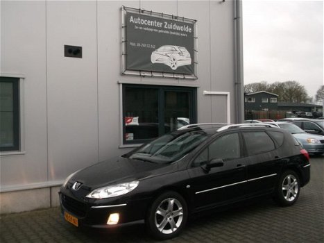 Peugeot 407 SW - 2.0-16V XS leer pano dak ecc cruise lmv trekhaak - 1