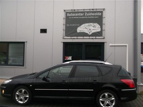 Peugeot 407 SW - 2.0-16V XS leer pano dak ecc cruise lmv trekhaak - 1