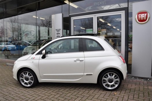 Fiat 500 - 1.2 69pk Automaat Lounge Open dak/Leder - 1