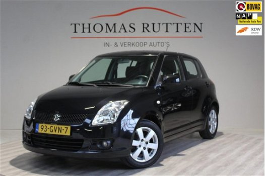 Suzuki Swift - 1.3 Shogun 2008/ NAP/ Airco/ Elek ramen + Spiegels/ Radio CD/ LM/ CV/ Onderhoudsboekj - 1